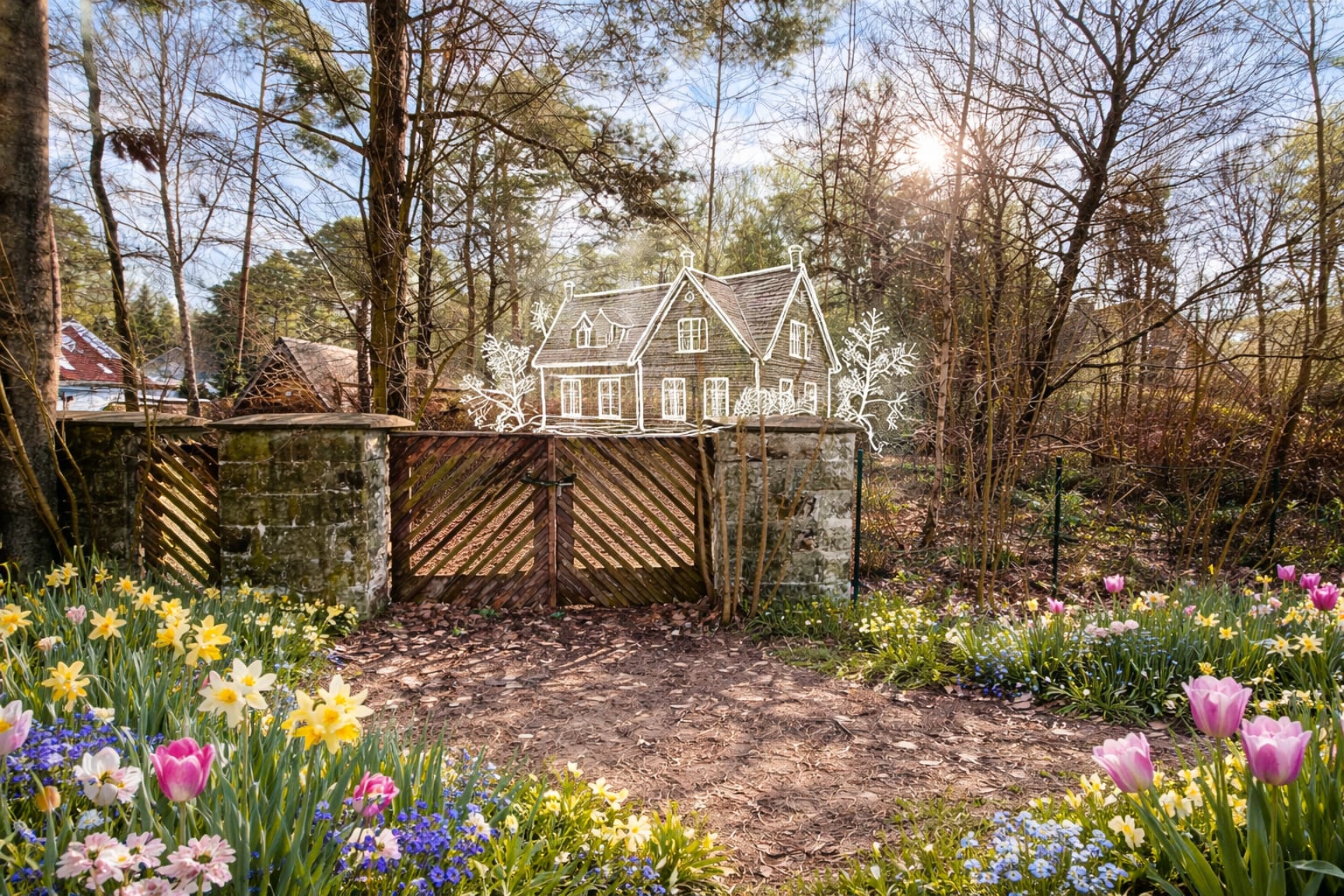 Waldgrundstück Wandlitz — Gestaltungsvorschlag